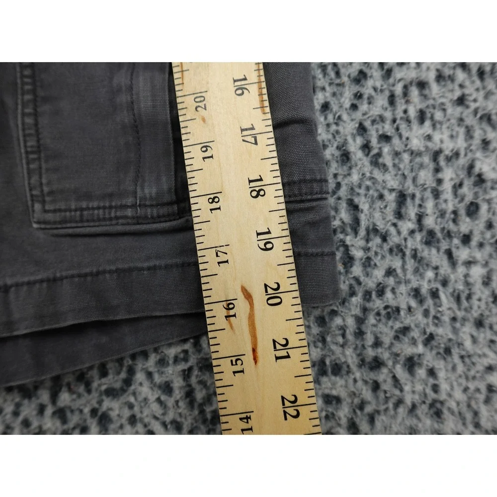 Carhartt Cargo Shorts Mens 36 Gray Relaxed Fit Canvas Workwear Utility 11613